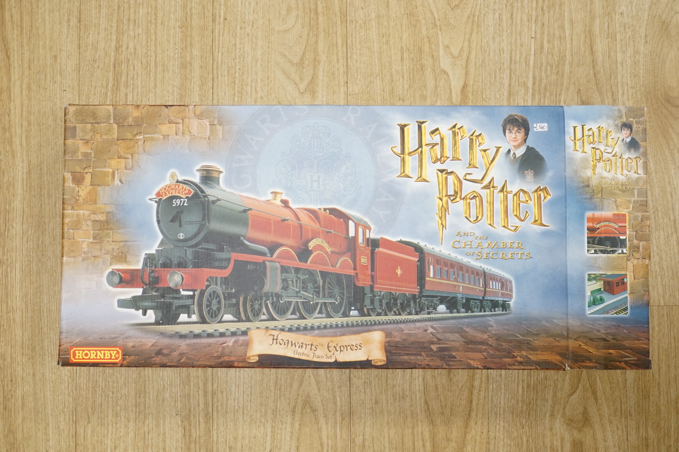 A Hornby 00 gauge Hogwarts Express Electric Train Set (R1033) from Harry Potter and the Chamber of Secrets
